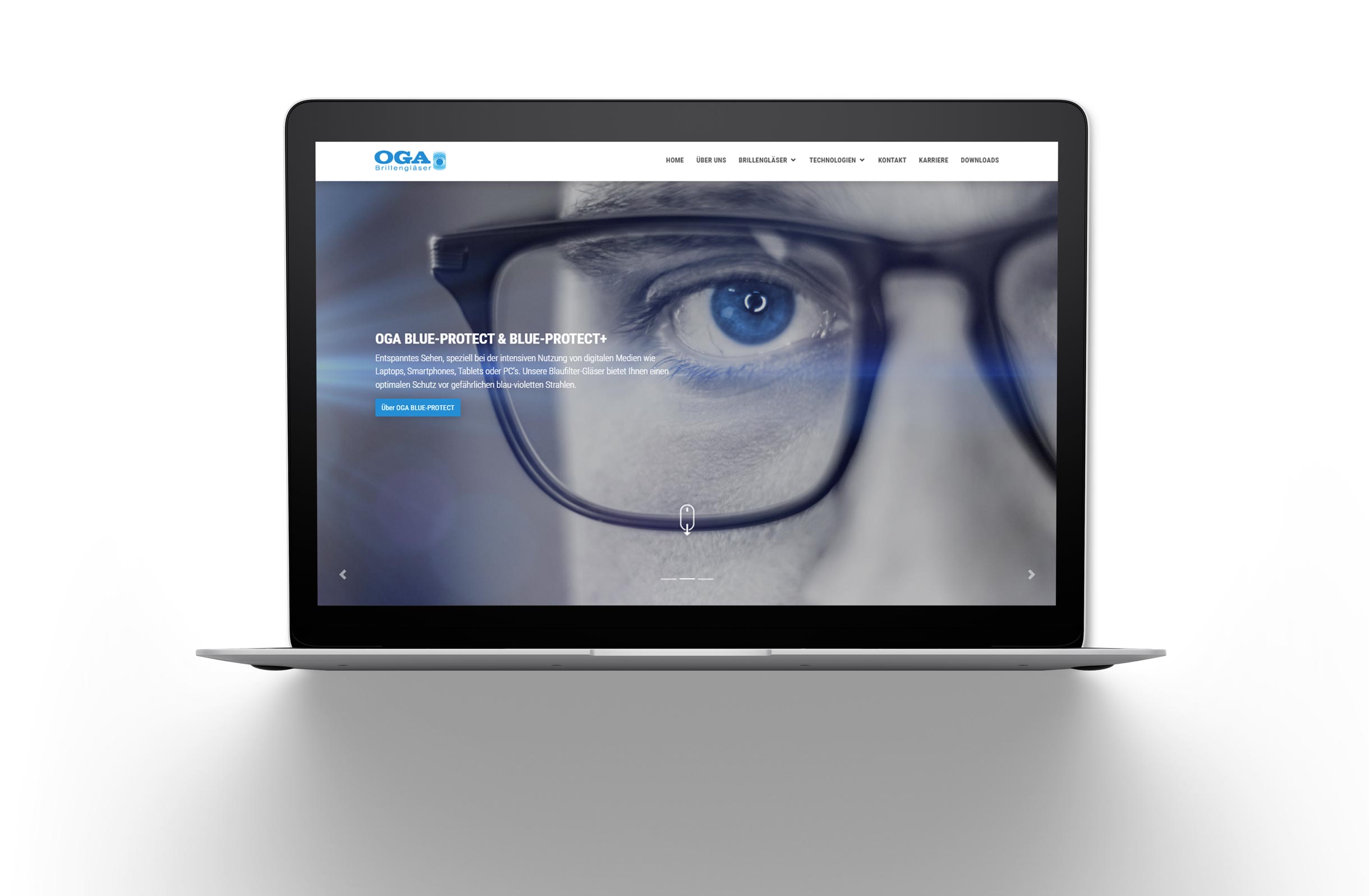 Werbeagentur für Webdesign - Website für einen Augenoptiker im Rhein-Main Gebiet